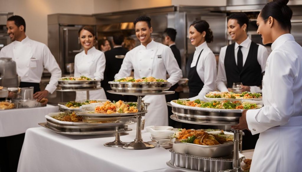 Event crew catering and waiting staff recruitment