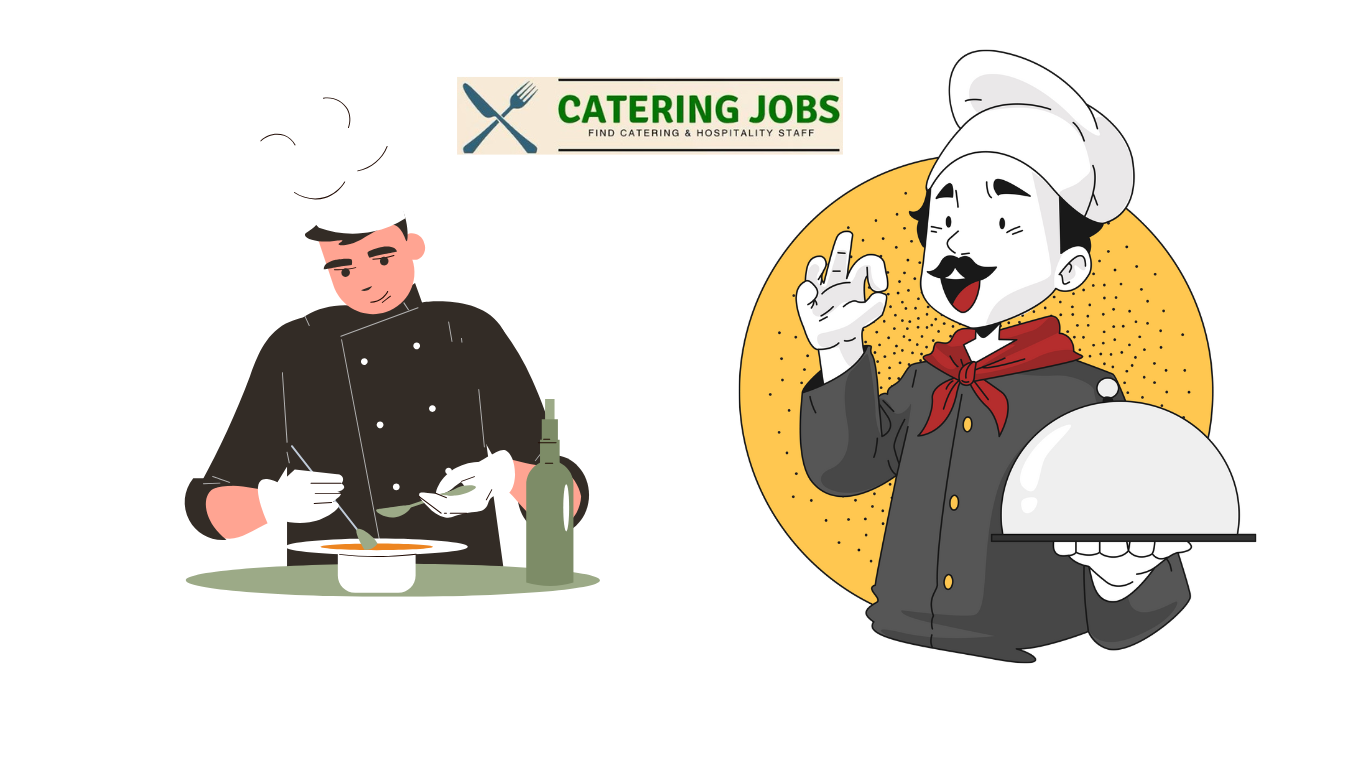 Sous chef supervising kitchen staff during service