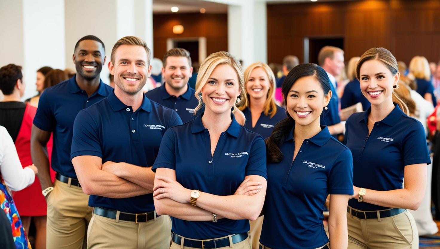 Event staff at a wedding
