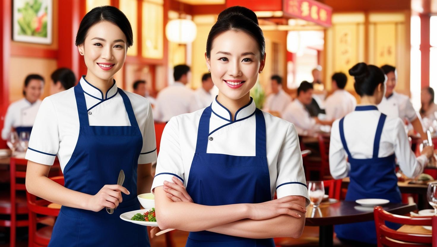 Experienced waitress ready for professional service