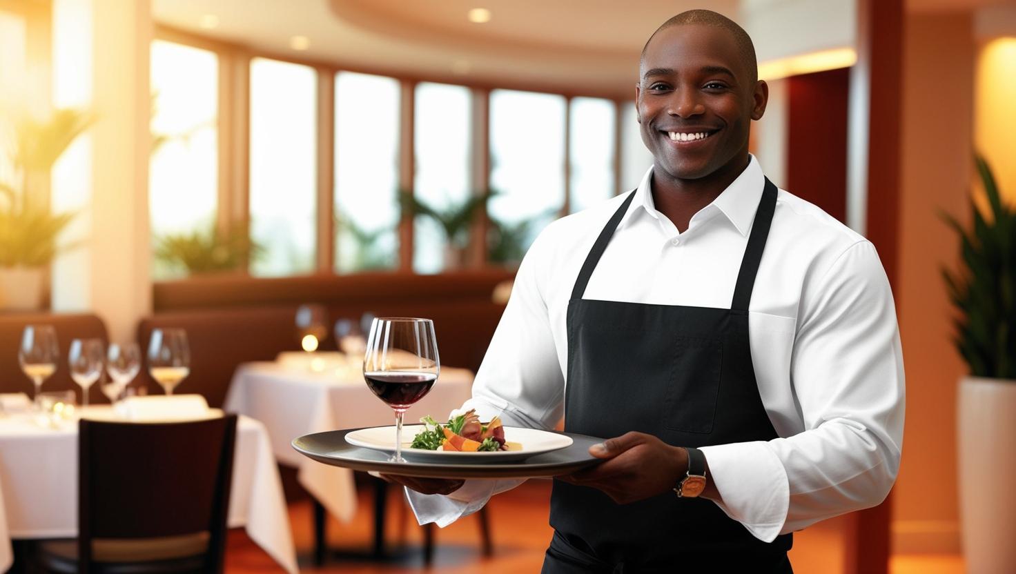 Waiting staff catering at events