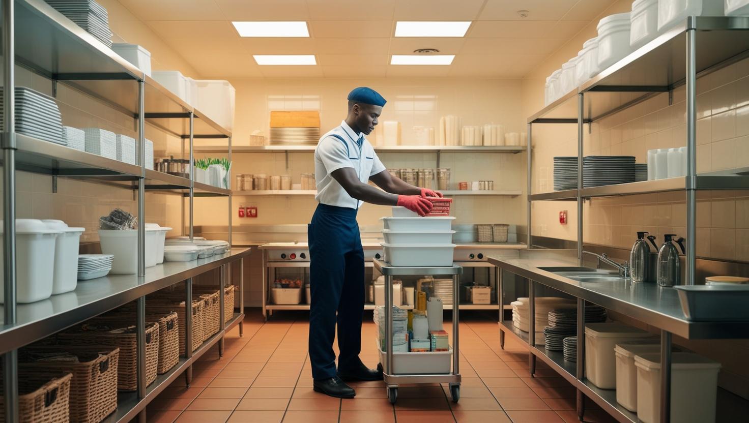 Satisfied client shaking hands with a Team Catering Jobs recruiter