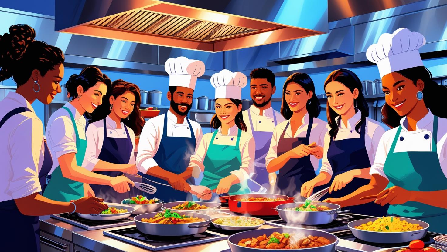 A variety of fresh ingredients laid out on a wooden board, ready for a temporary cook to prepare.