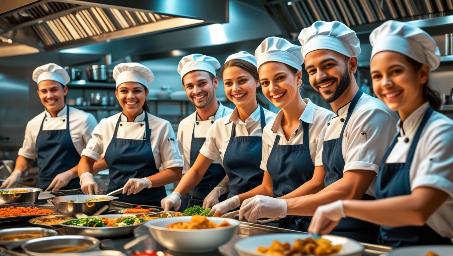 A professional recruitment agent from Team Catering Jobs discussing opportunities with a chef, showcasing the agency's supportive role.