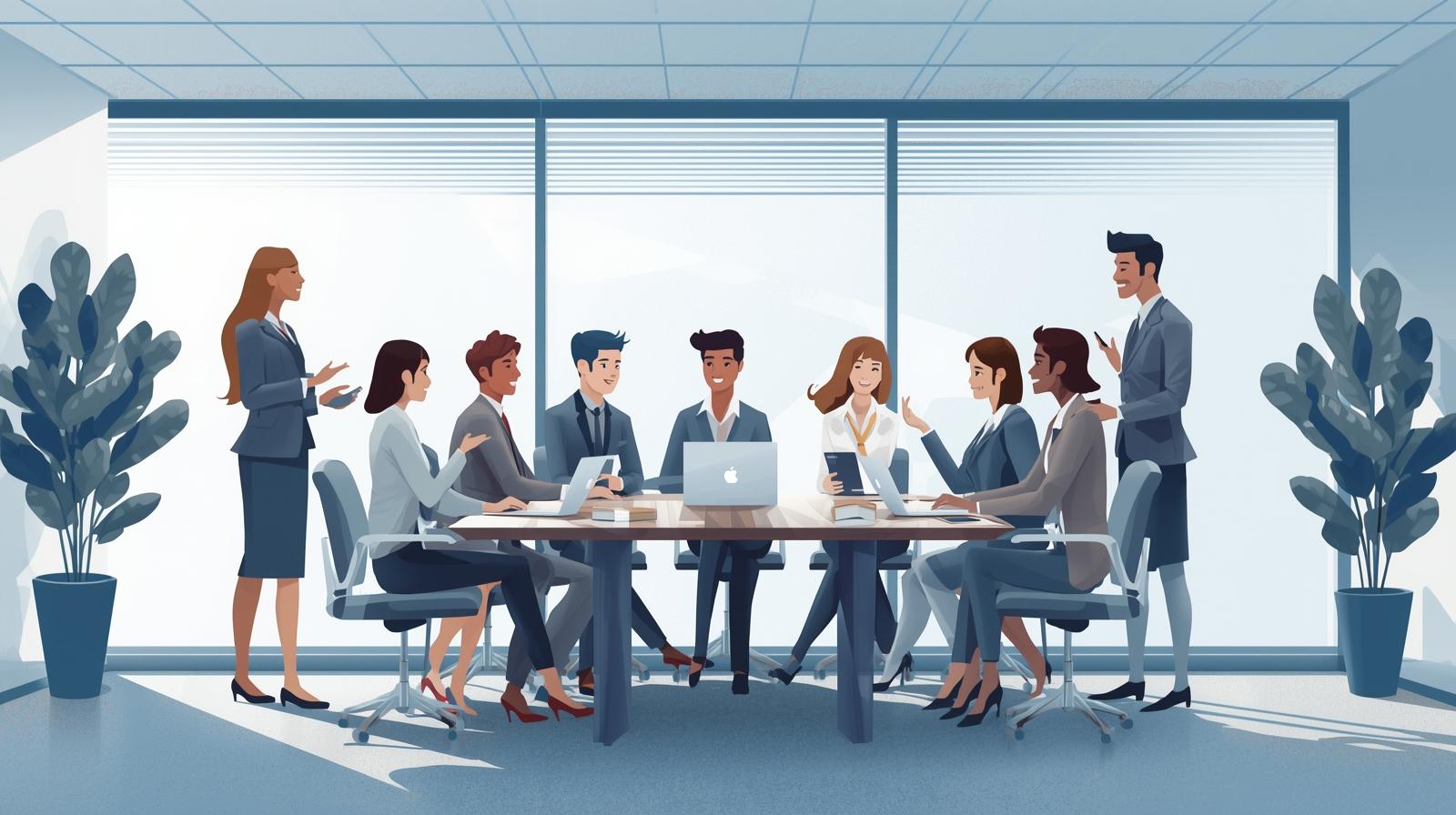 Diverse group of temporary workers from various industries gathered for orientation session in Coventry