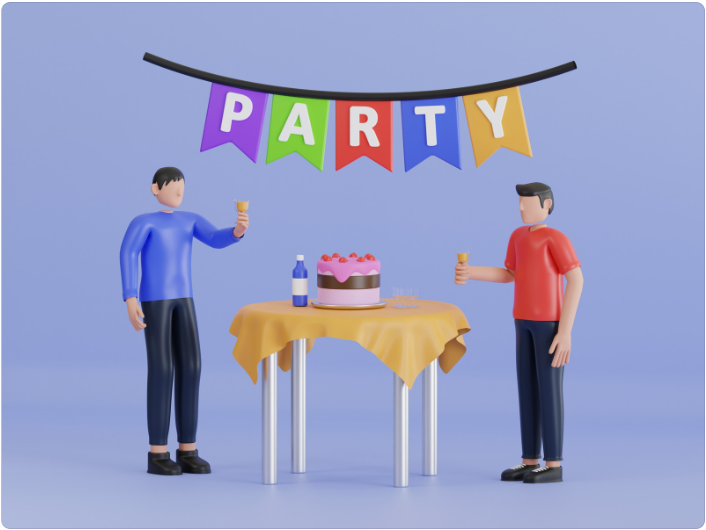 Catering services team