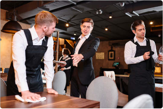 Catering recruitment process