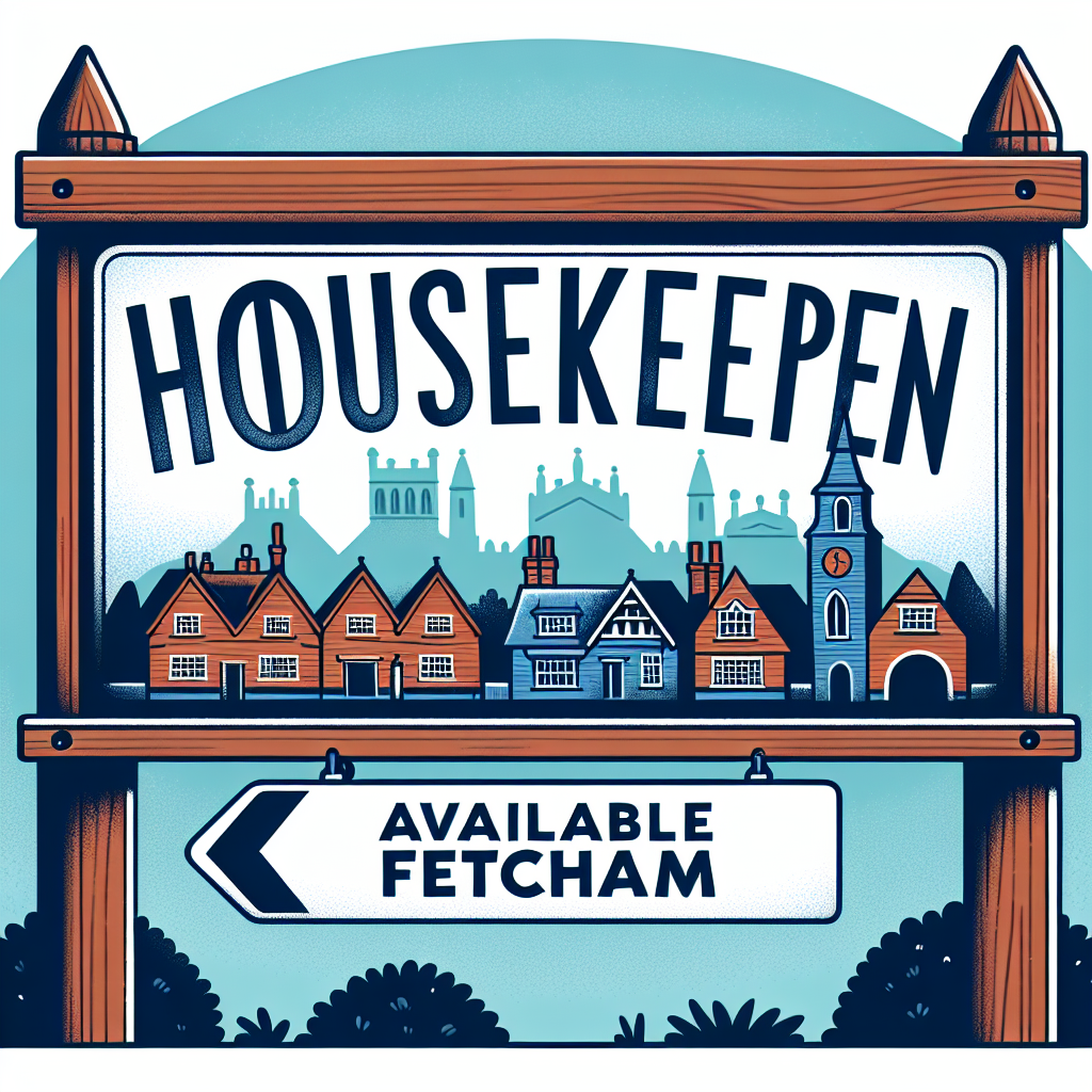 Find Housekeeper Jobs in Fetcham