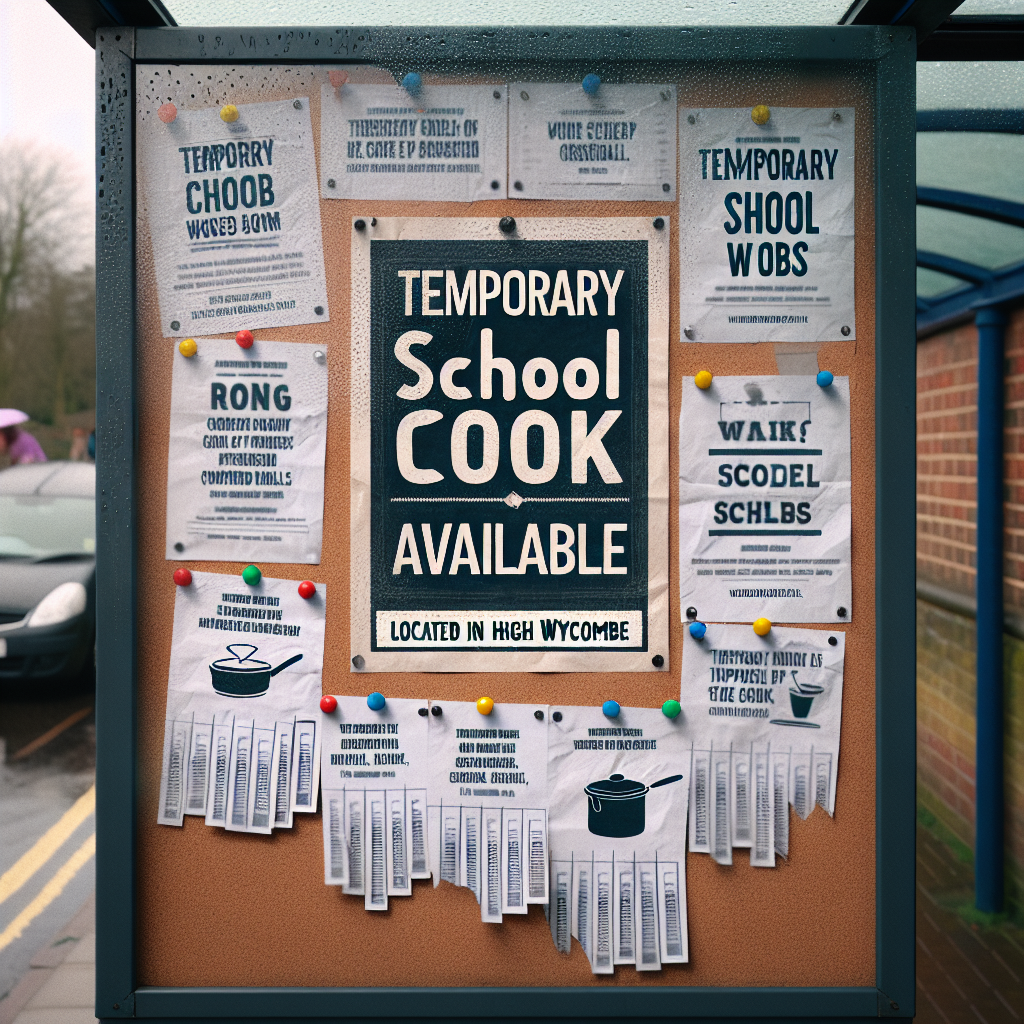 Find Temporary School Cook Jobs in High Wycombe